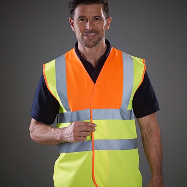 Yoko Hi-Vis Two Band and Braces Waistcoat Thumbnail